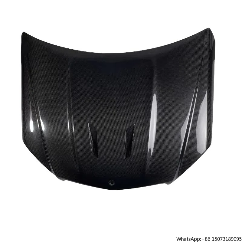 

Для W204 C63: Капот двигателя односторонний, из углеродного волокна, новый, черный, на винтах, вариант для дооснащения/модернизации