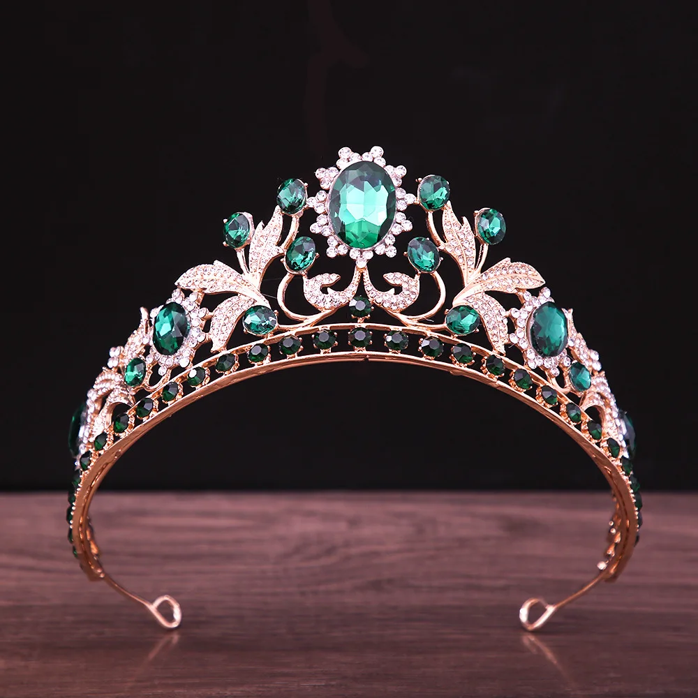 Bridal Crown European Wedding Dress Crown New Crown Party Birthday Performance Carnival Hair Accessories view 2