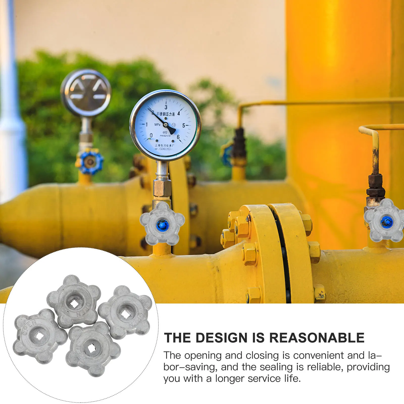 

4 шт., ручка маховика клапана, прочные угловые клапаны, фитинги переключателя, профессиональные запорные клапаны, аксессуары для маховика, детали клапана