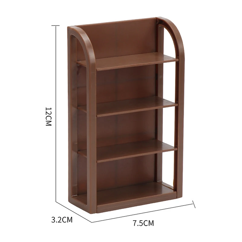 1Pcs 1:12 Dollhouse Miniature Storage Rack Bread Dinner Rack Empty Shelf Furniture Home Model Decor Toy Doll House Accessories
