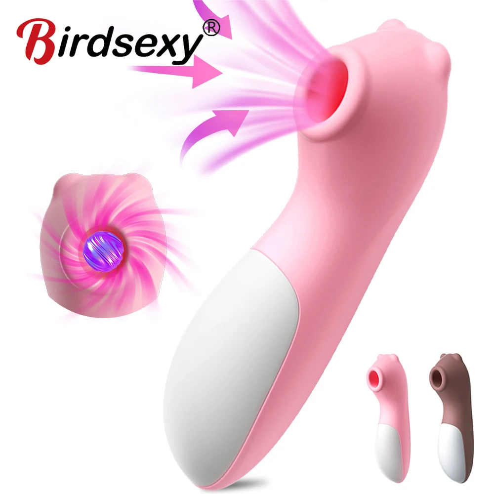 Sucker Clitoris Sucking Vibrator Female Clit Nipple Oral Vacuum Stimulator Massager Sex Toys Adults Goods for Women