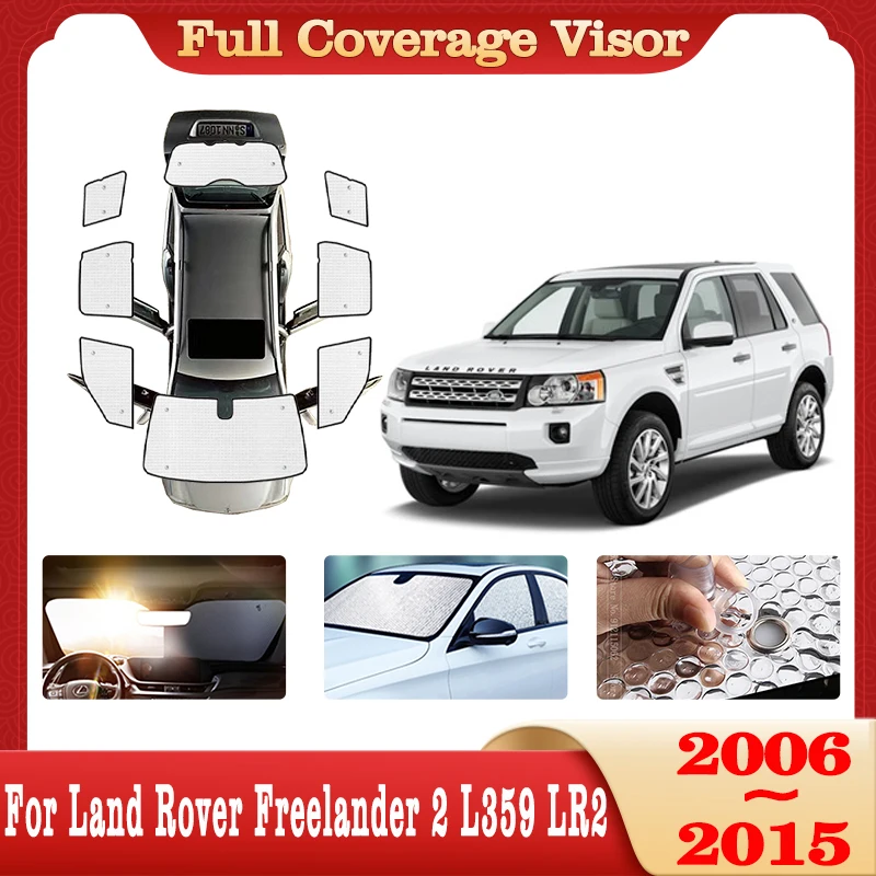 

Car Full Coverage Sunshades For Land Rover Freelander 2 L359 LR2 2006~2015 Sunscreen Windows Sunshade Anti-UV Visors Accessories