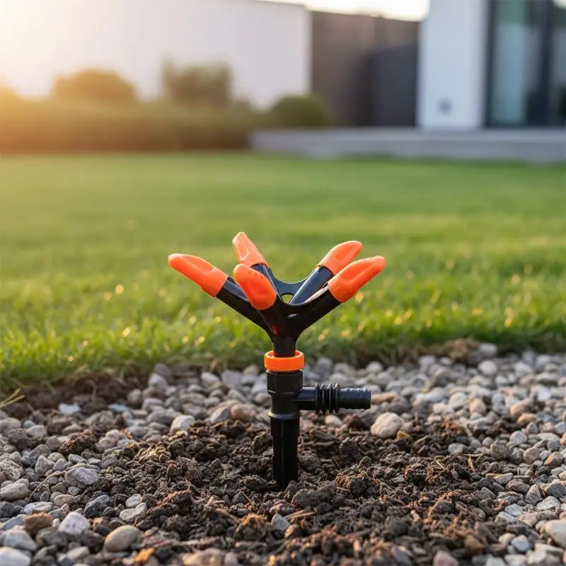 Garden Rotary Water Sprinkler Agriculture Watering 360 Degrees Automatic