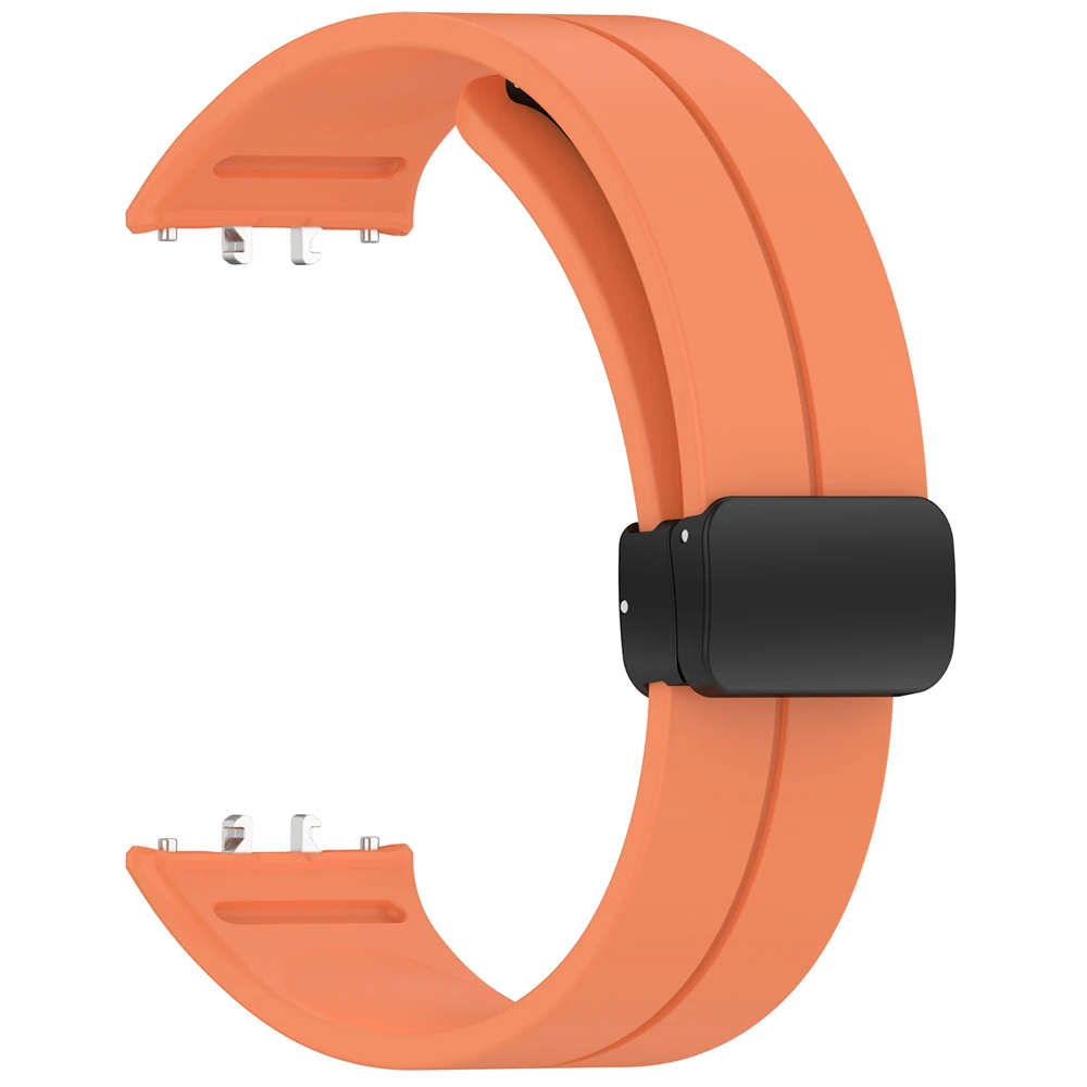 Cinturino con fibbia magnetica per cinturino con fibbia pieghevole in silicone per orologio Samsung Galaxy Fit3 per SM-R390