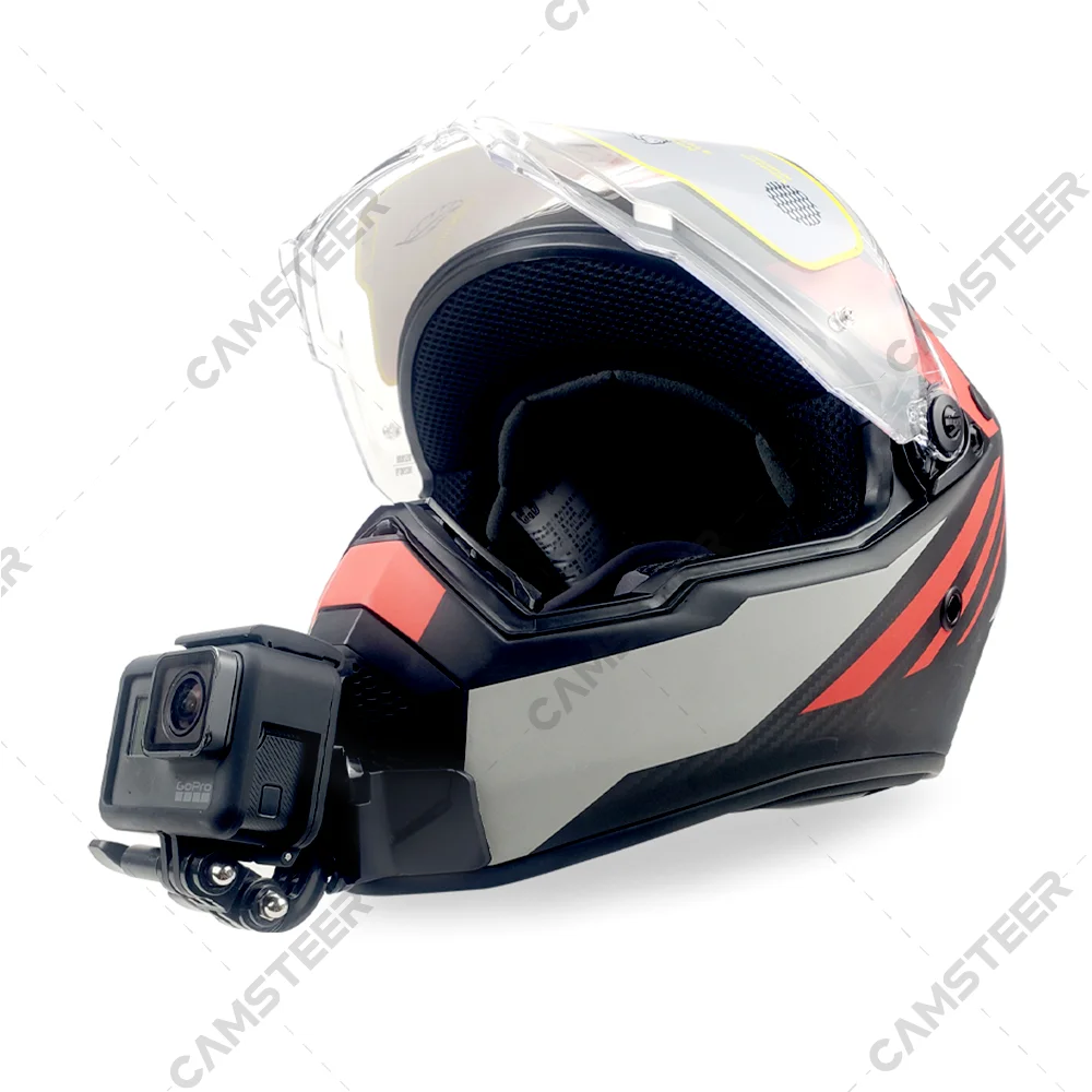 Agv Ax9 Custom Aluminium Helmet Chin Mount for GoPro Hero 12 11 10 9 Insta360 X4 X3 Ace pro DJI Action 3 4 Camera