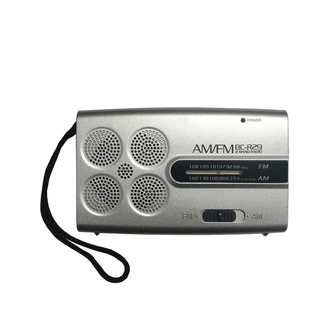 BC-R29 Mini Pocket Portable Radio AM FM Radio Receiver Music Morning Exercise Player