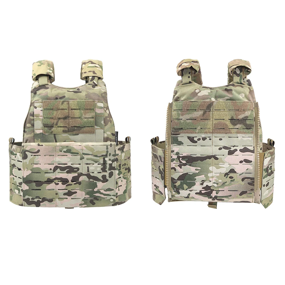 Tactical Vest Hunting Vest 500D Nylon Lightweight Plate Carrier Camping Airsoft Gear Quick-release Buckle Outdoor Sports