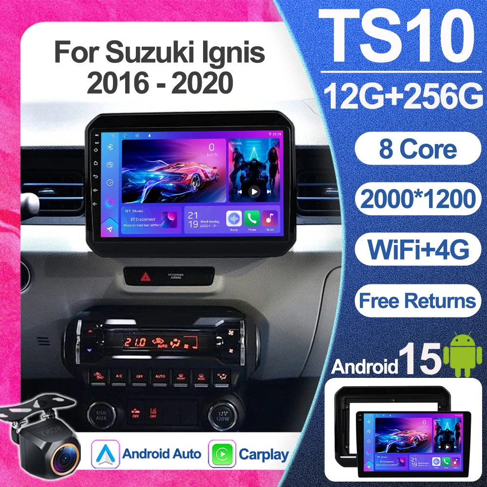 

Android 15 Car Stereo Radio For Suzuki Ignis 2016 2017 2018 2019 2020 Multimedia Carplay Intelligent System Autoradio Auto GPS