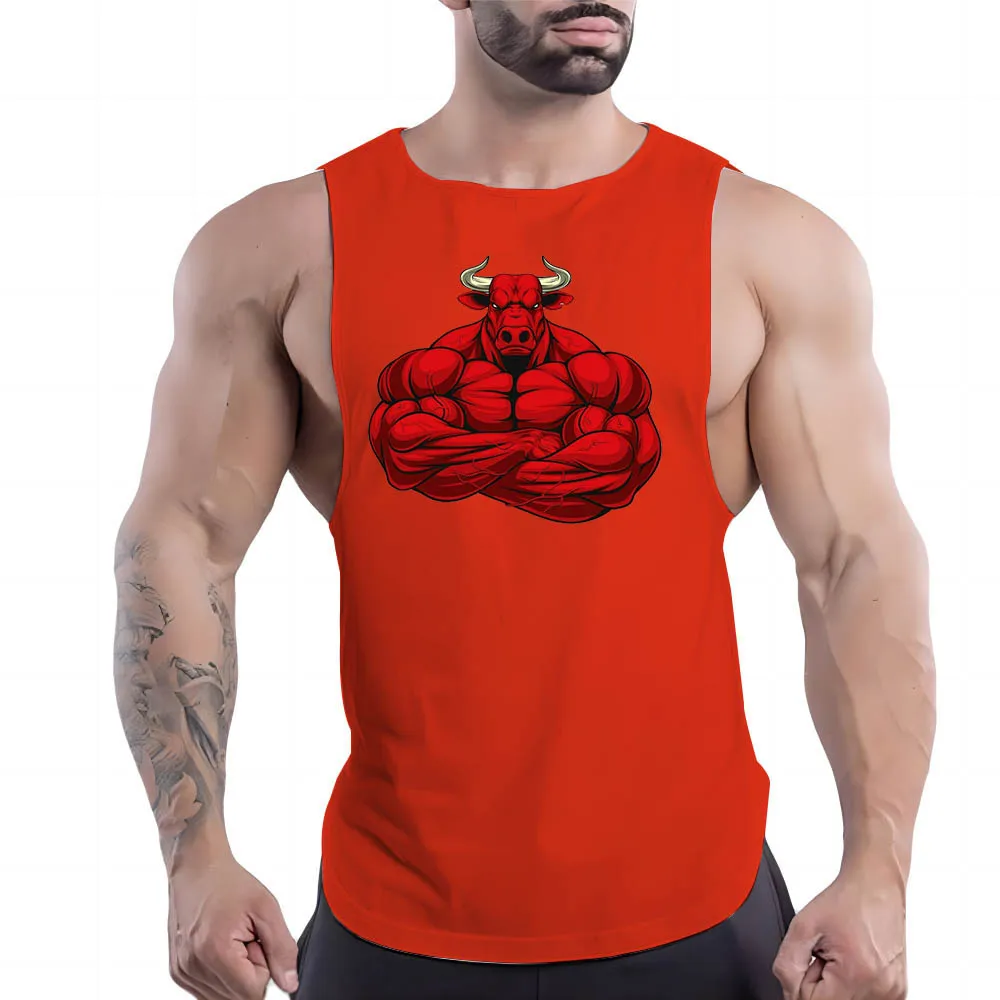 Quick Dry Sleeveless Shirt Basketball Outdoor Fashion Leisure Breathable Four Seasons Y2k Sport Fnaf Gym Clothing Men Tank Top