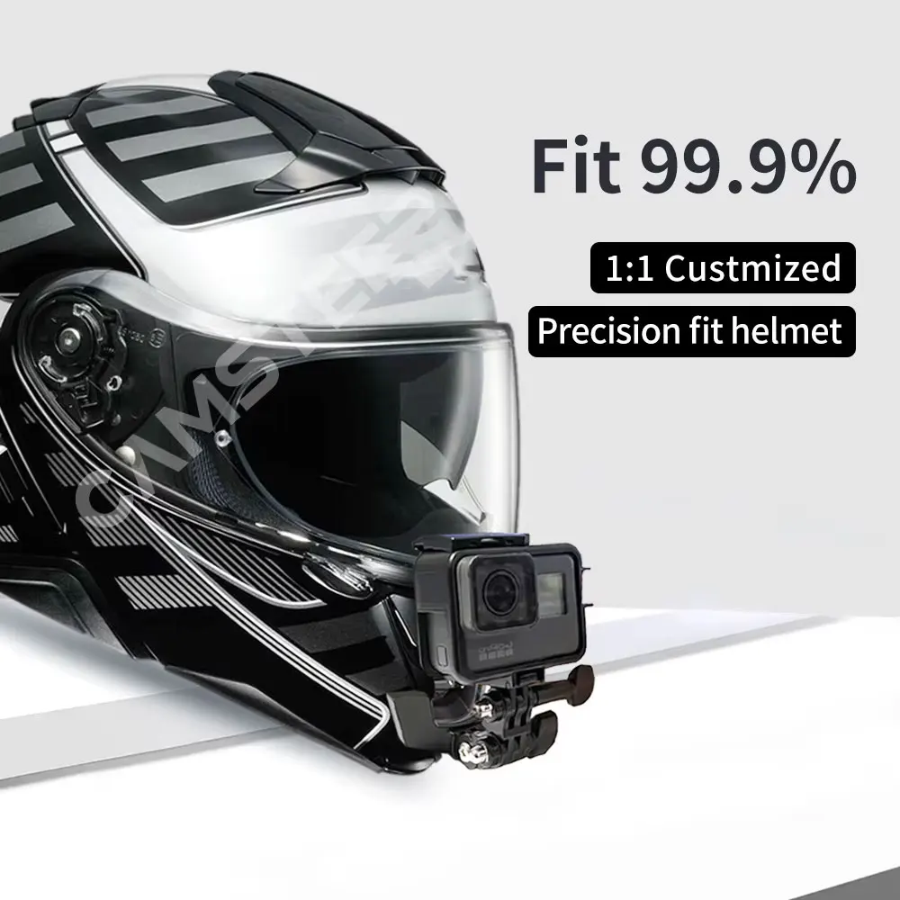 สําหรับ Shoei Neotec 2 ที่กําหนดเองรถจักรยานยนต์ Chin Mount สําหรับ GoPro hero12 11 10 Insta360 X4 Ace pro DJI Action 4/5Pro กล้อง