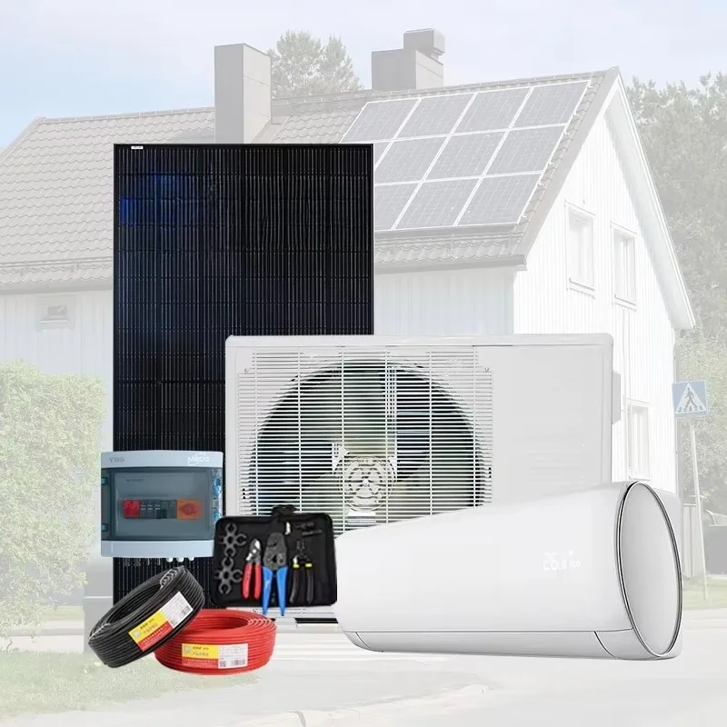Hybrid Solar Split Air Conditioner 9000BTU To 36000BTU Energy Saving Off Grid Solar Powered Wall Mount Air Conditioning Unit