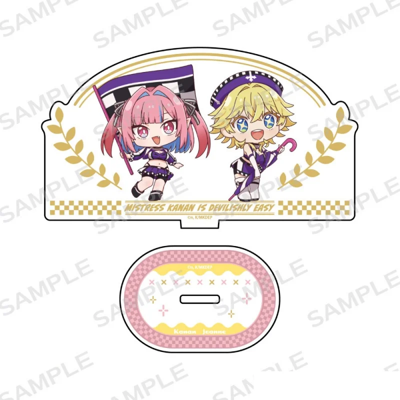 Mistress Kanan is Devilishly Easy 10CM Kawaii Anime Figure Acrylic Stand with Printed Base Cute Desk Decor Party Gift Keychain