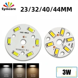 Chip LED SMD de 3W, placa de luz de brillo para bombilla LED, 23mm, 32mm, 40mm, 44mm, SMD5730, 10 unids/lote