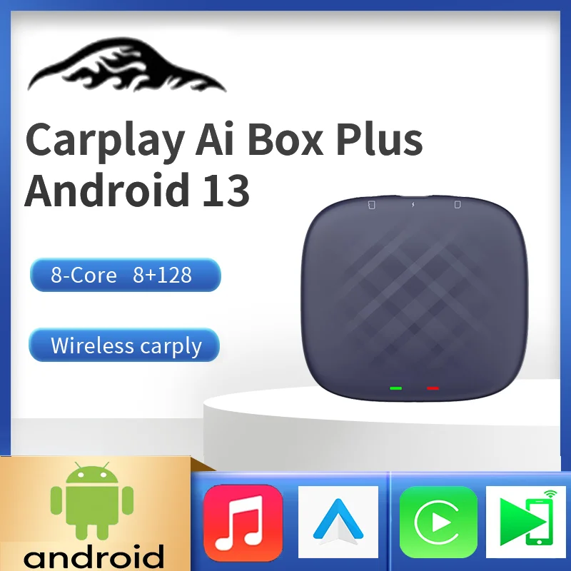 CPC200-TBOX PLUS Carplay AI Box Android 13 8+128GB QCM6125 8-core Wireless TV Auto 4G LTE