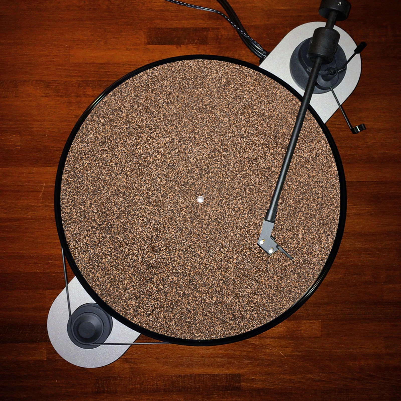 

Premium Cork Vinyl Record Mat Turntable Non-Slip Protective Pad Disc Cushion Stabilizer For Phonograph Home Use Compatible With