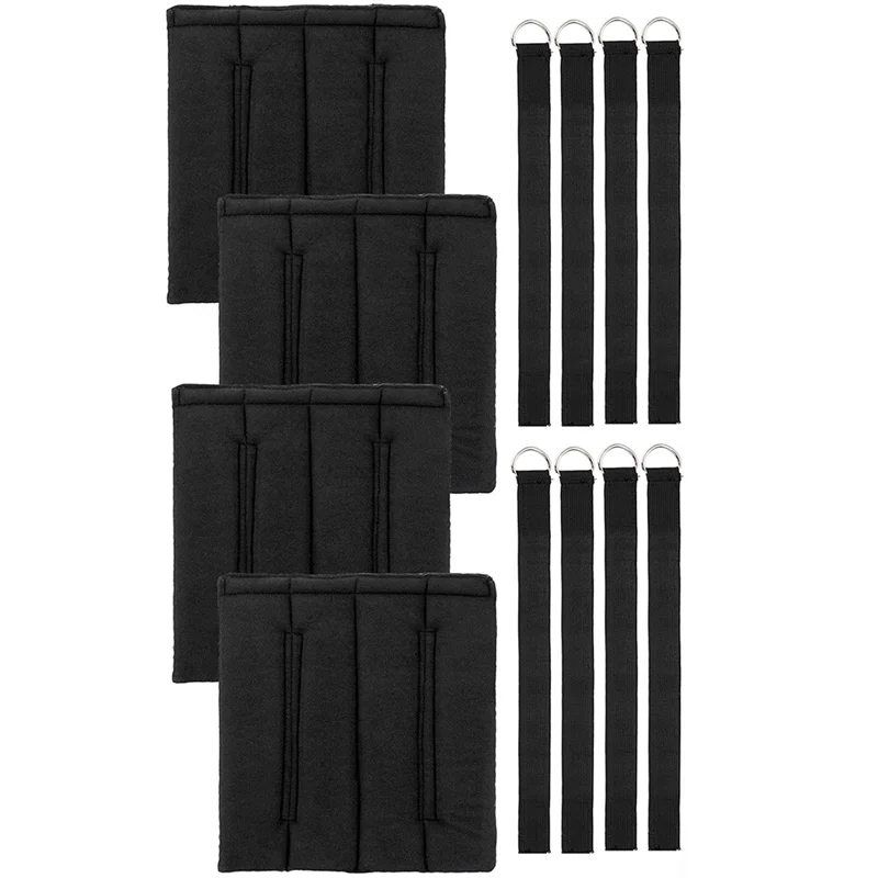 ABRU-Soft Bunk Bed Ladder Cover(4PCS) With 8 Adjustable Straps, For Loft Bed, Bunk Bed Ladder Pads, For Comfortable Sleep System