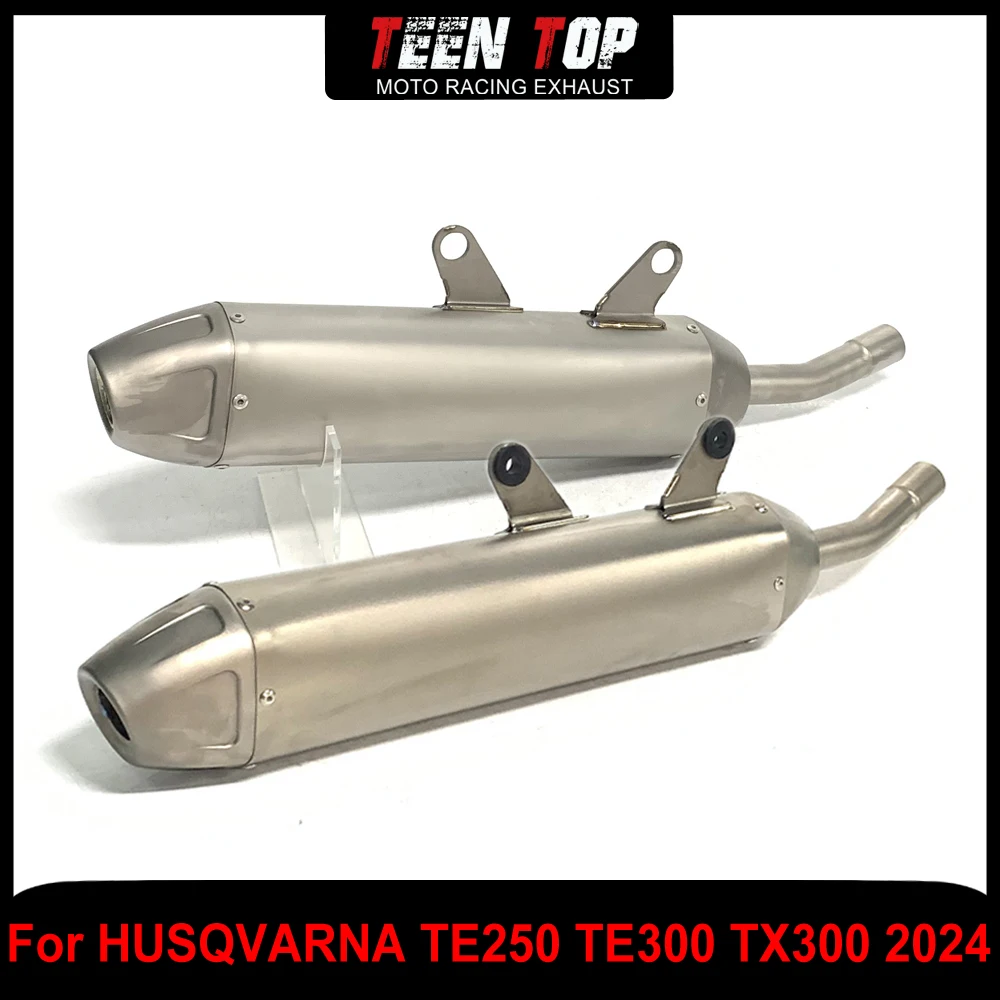 

Motorcycle Escape Exhaust Muffler For KTM 250/300XC-W 300 SX Slip on Exhaust Titanium Connect Tube For Husqvarna TE250 2024