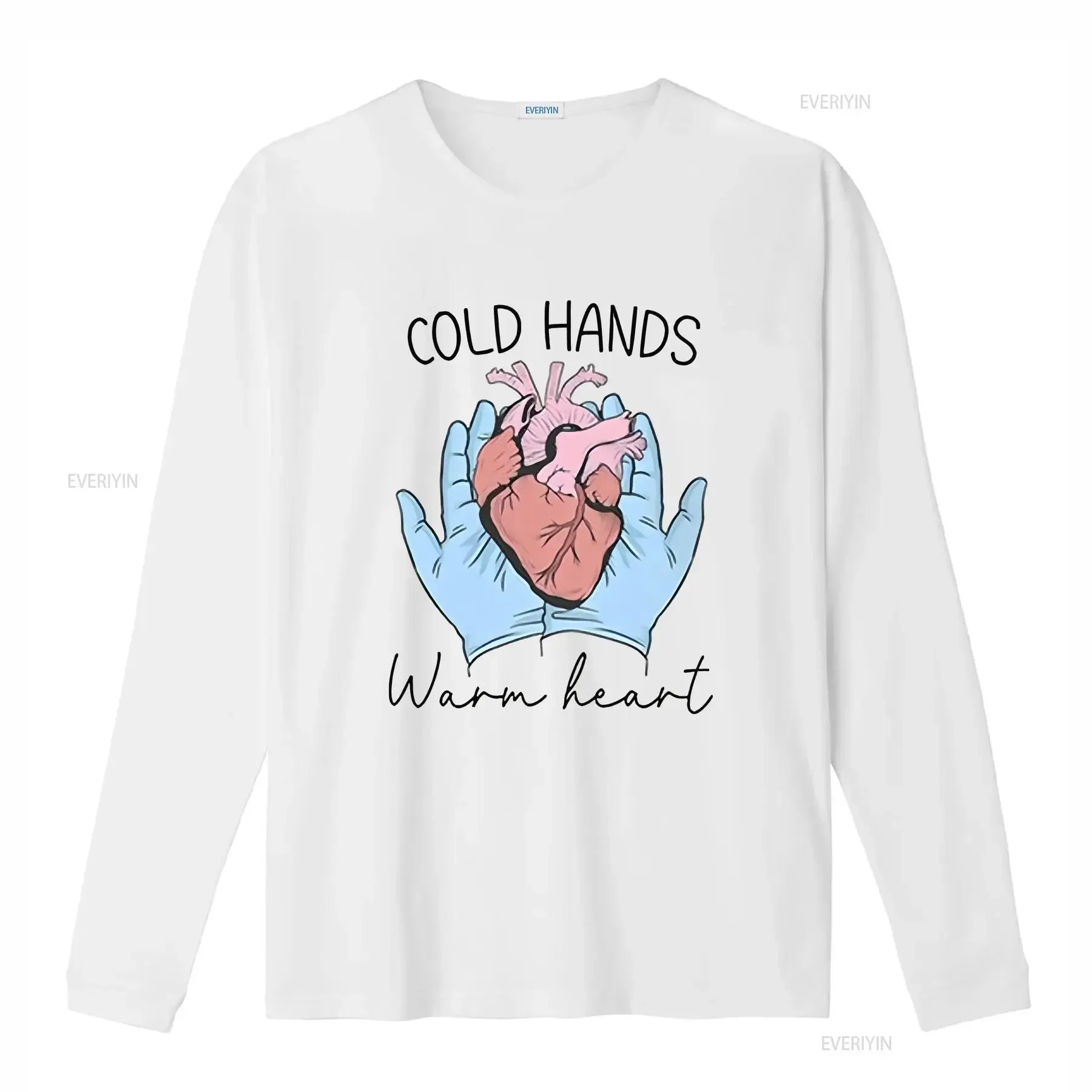 Cold Hands Warm Heart Nurse T Shirt Anatomical Nursing Cardiac CVICU Rn Cicu Nurses Tech Aid Week  vintage Washed Comfortable