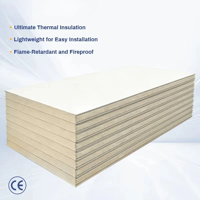 150mm PIR Insulated Cold Room Panels Low Thermal Conductivity Core Sandwich Panels for Refrigerated Warehouse Projects
