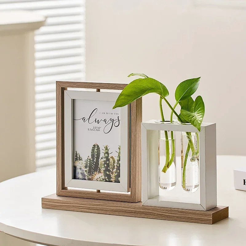 Modern Style Home Decor Frame for Living Room Picture Frame Simple Photo Frame Portrait Picture Frames Desktop Photo Frames Vase