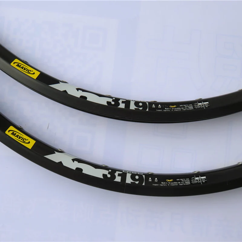 Hot 319 MTB Bicycle rim 26 27.5 29 inch 29er Mountain bike wheel double layer Aluminum alloy disc brake rim 32 36 holes 29er rim