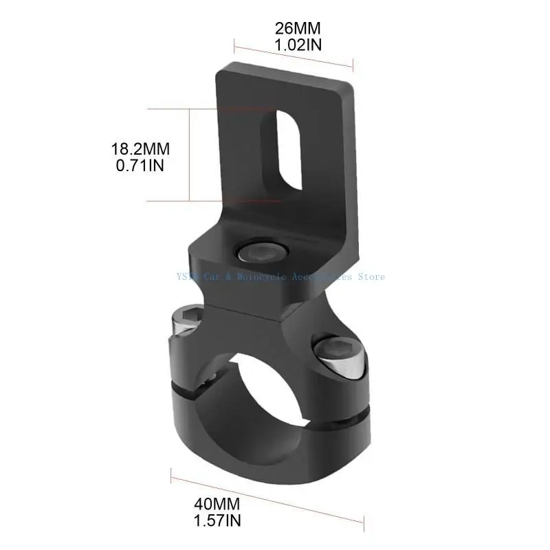 L5BC FOG LAMP BRACKET 22 مم قطر دراجة نارية رف قوس المصباح