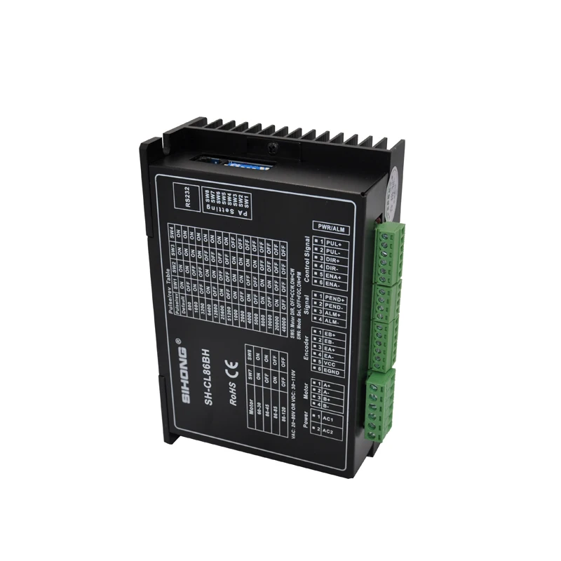 Siheng Motor Factory CE Quality 2 Phase 86mm Nema 34 Closed Loop Stepper Motor Set 8.2Nm 6A with Driver 60V8A