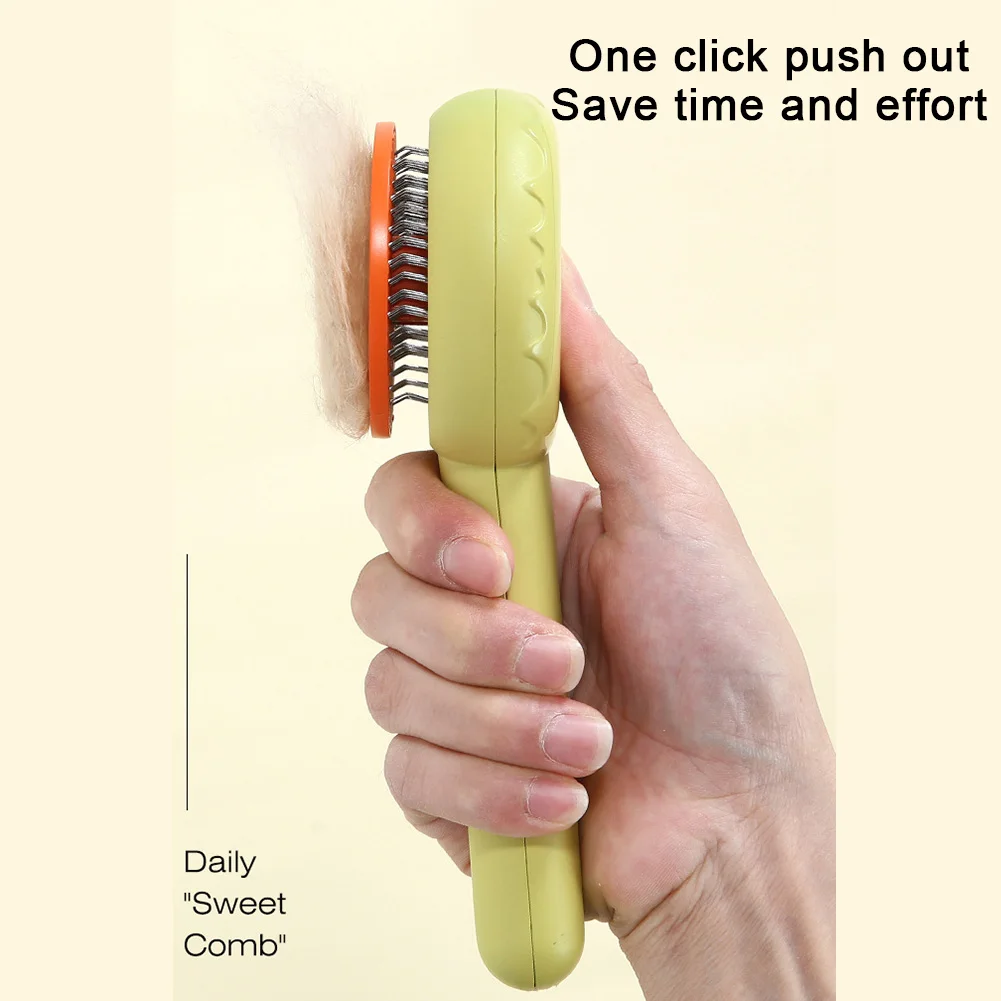 Pet Hair Removal Brush Easy to Clean and Simple to Operate Pet Supplies Plastic Material