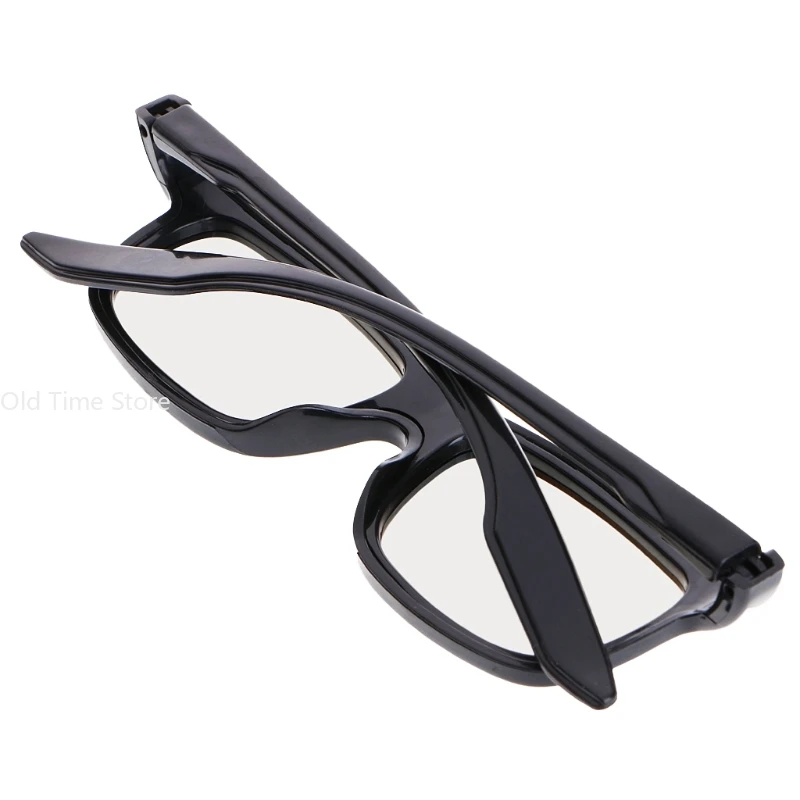 Universal Passive 3D Glasses Circular Polarized RD3 Compatible RealD Cinema Home Theater TV Black