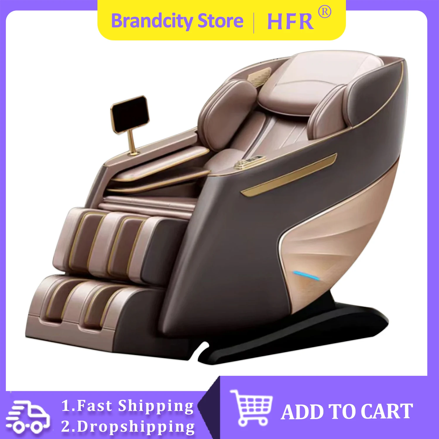 Luxury Massage Chair Full Body Multi-Function Zero Gravity 4d AI Voice Zero Gravity Massage Chair Sofa  With One Key Start