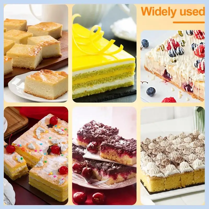 MLGB-Cheesecake Baking Pan Spring Non-Stick Metal Square Baking Mold Spring Pan Leak-Proof Removable Kitchen Mold