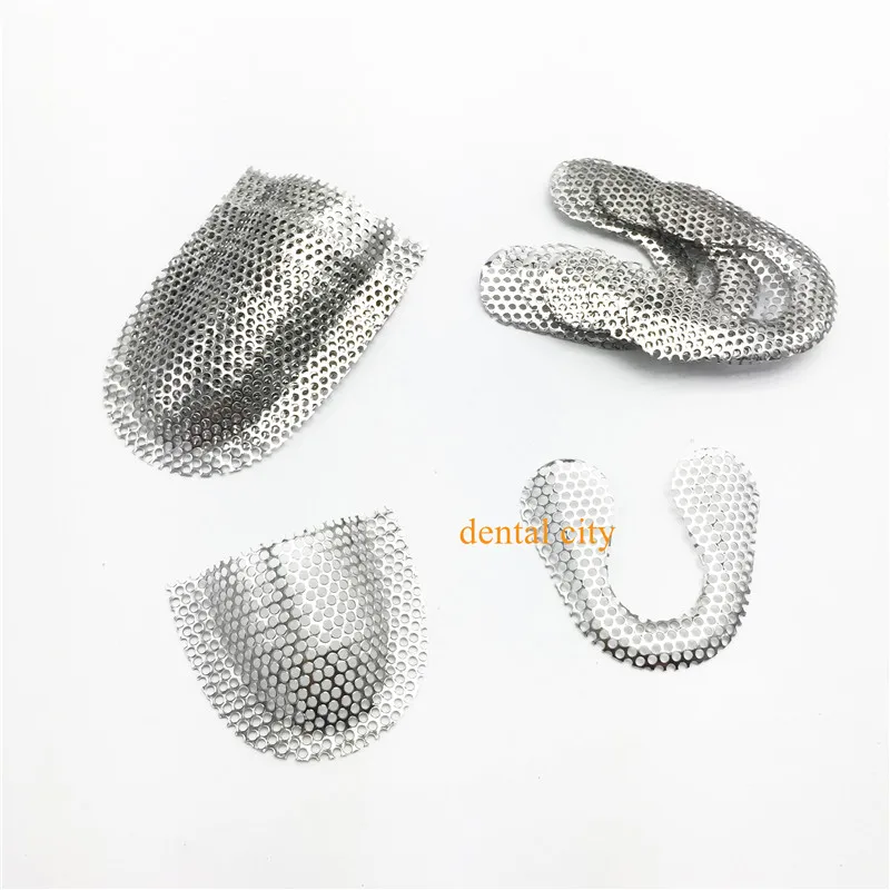 

10Pcs Dental Impression Tray Dental Stainless Metal Net Strengthen