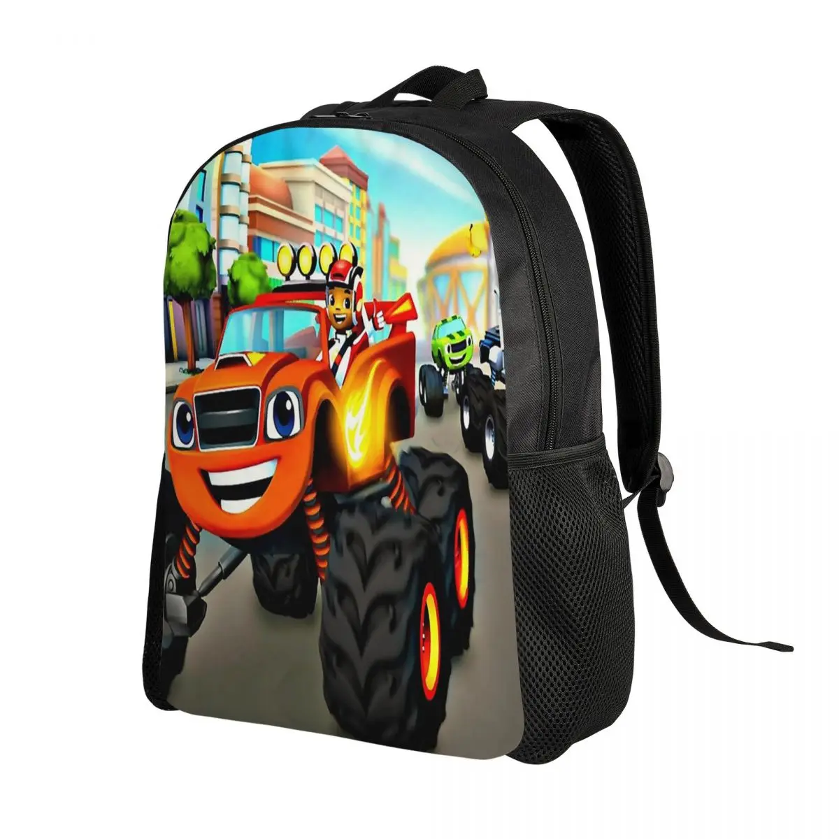 Blaze And The Monster Machines Backpack Daypack Large Capacity Children BookBag School Bag Shoulder Bags for Men Women