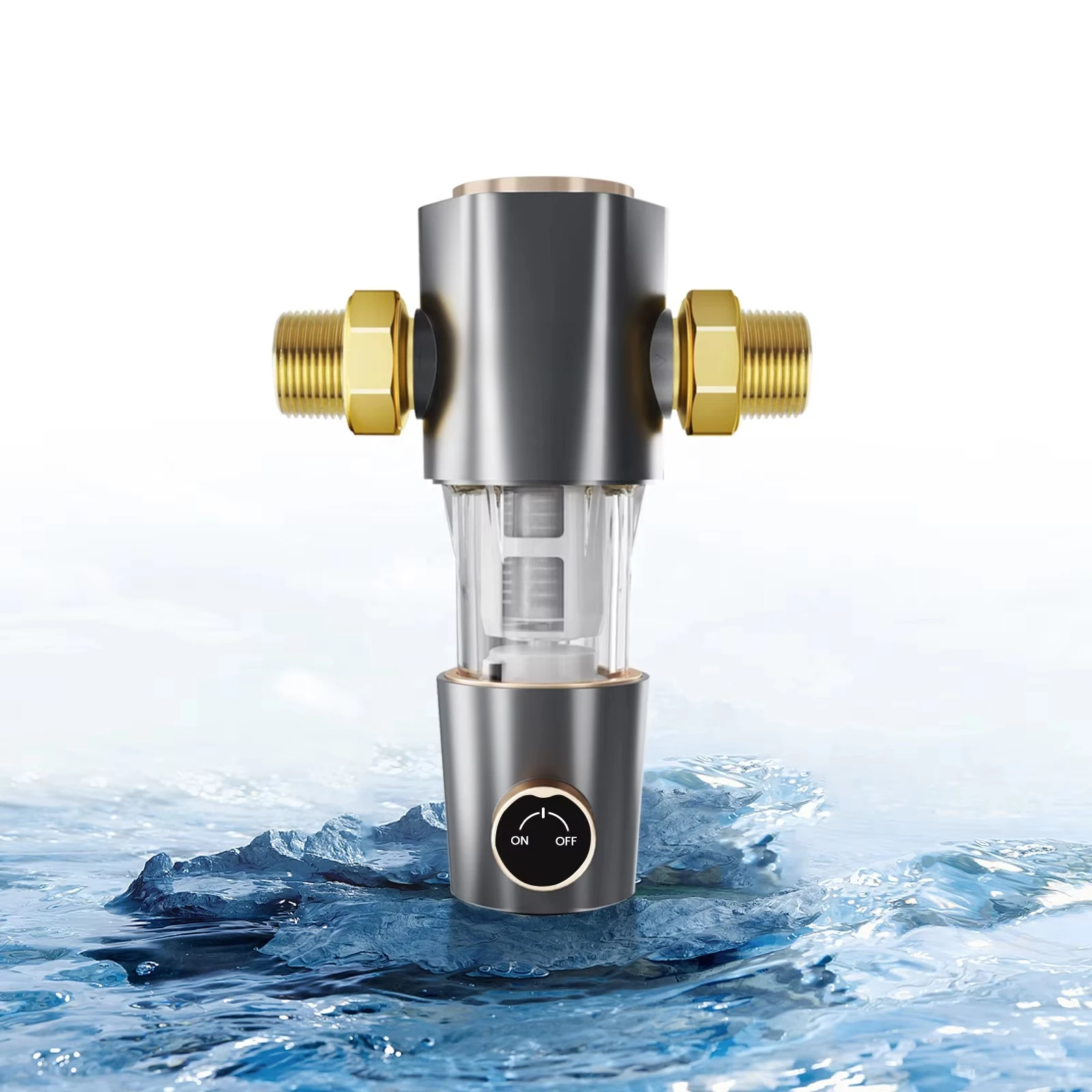 Household Backwash Tap Water Purifier Manual Front Water Filter