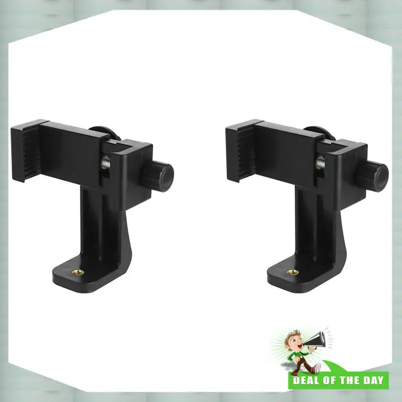 

24-часовая доставка, 2X живый кронштейн для мобильного телефона, вертикальный и горизонтальный держатель для штатива для видеотелефона, зажим для подставки для телефона