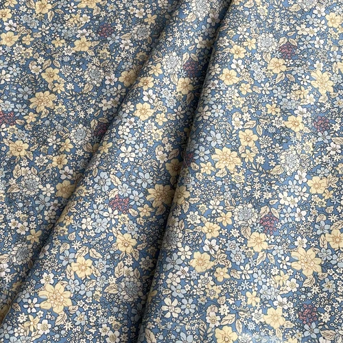 Imagen 2 del producto 145x50cm amanecer azul 100% algodón 40S como tela de la libertad impresión Digital para coser vestidos de tela falda niños diseñador Tissus 2023