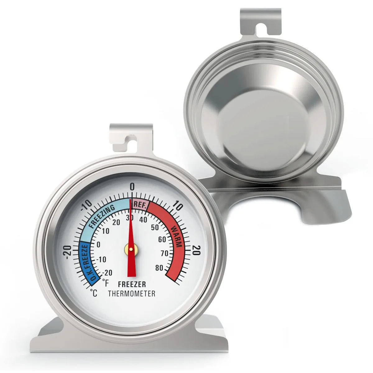 Mini stainless steel refrigerator, temperature sensor, high precision, freezer for home an One box of twod kitchen