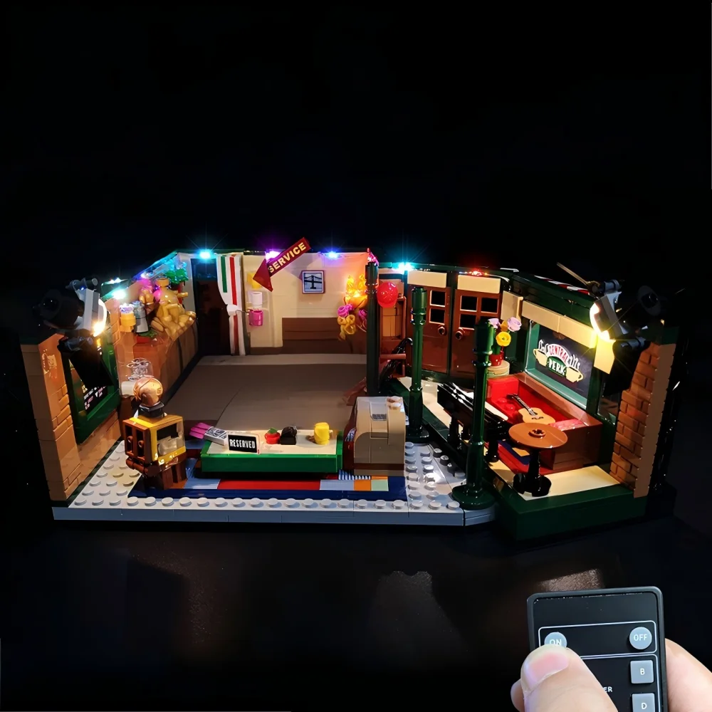 

Комплект светодиодного освещения LYBMTWF, совместимый с моделью кафе Central Perk Lego 21319 (не включает модели кирпичей)