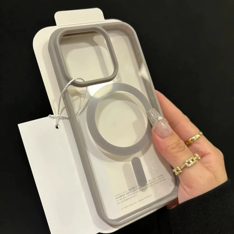 Luxury Magnetic For Magsafe Wireless Charge Case For iPhone 18 17 16 15 14 Plus 13 12 11 Pro Max Shockproof Armor Clear Cover