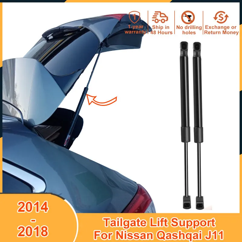 

2014-2018 Tailgate Lift Support For Nissan Qashqai j11 2014 2015 2016 2017 2018 Accessories Shock Absorber Strut Bars Gas Damper