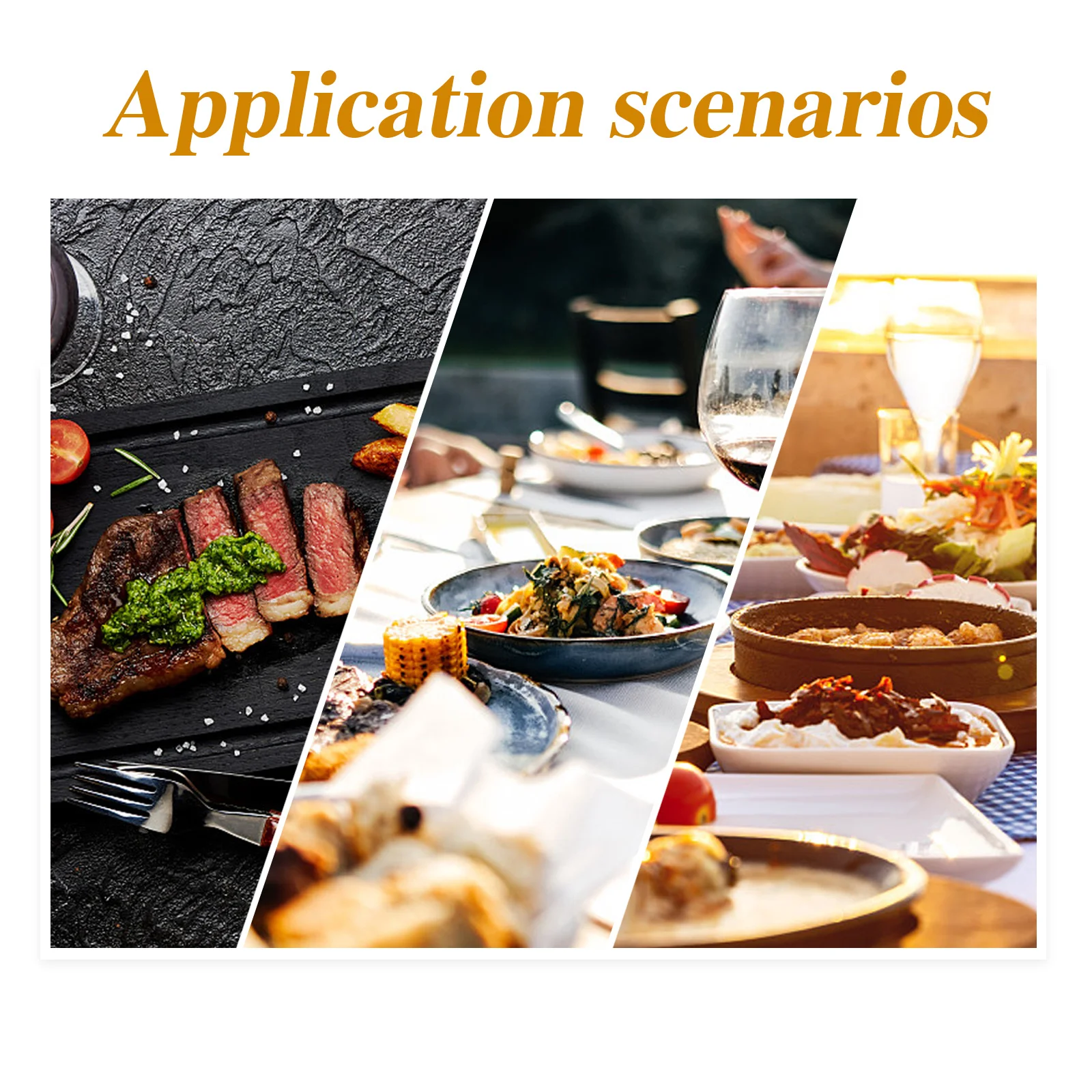 

1pc Stainless Steel Steak Cover Golden Shape Dish Hood For Hotel Kitchen Cooking Iron Plate Lid Protective Food Cover Thickened