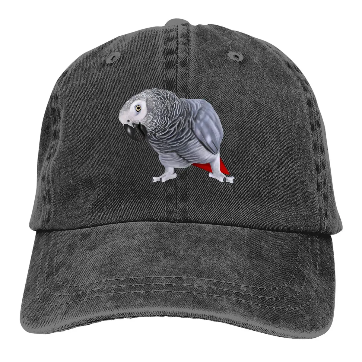 Parrot Birds Pet Multicolor Hat Peaked Women's Cap African Grey Parrot Personalized Visor Protection Hats