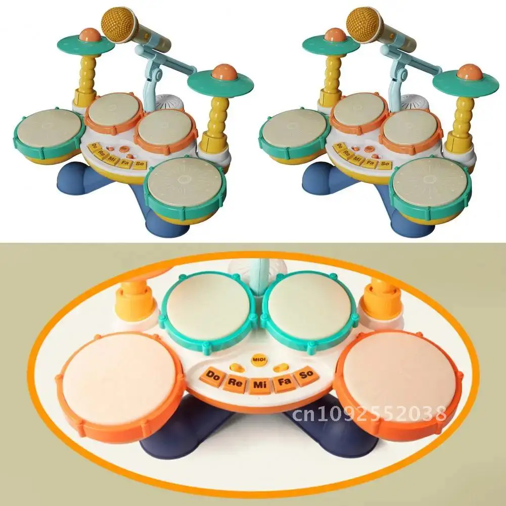 Baby Drum Set Toys Abs Plastic Drum Safe for Children for Stimulating Kids' for Drum Educational Curious Set Boys Set Toy