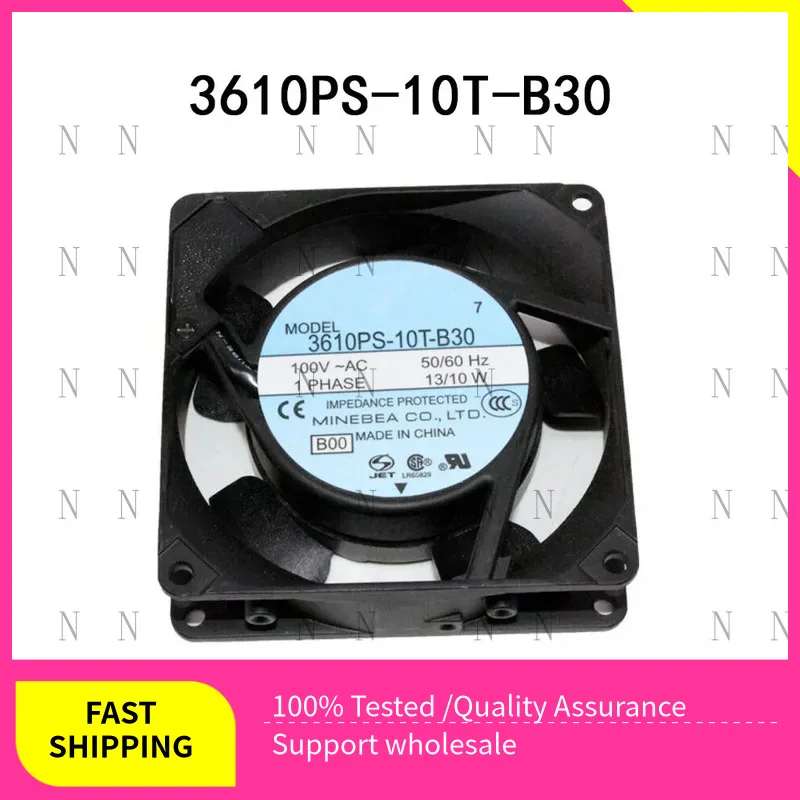 YJJ  New FOR NMB fan 92*92*25mm 50/60Hz 3610PS-10T-B30 13/10W High-Airflow Axial flow fan