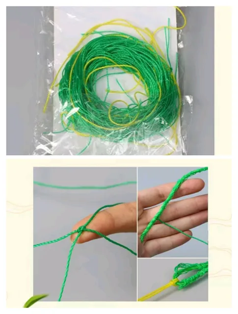 Plant Garden Trellis Net for Grape and cucumber Bonsai Frame Nylon Net Morning Glory Climbing for Household Use 6