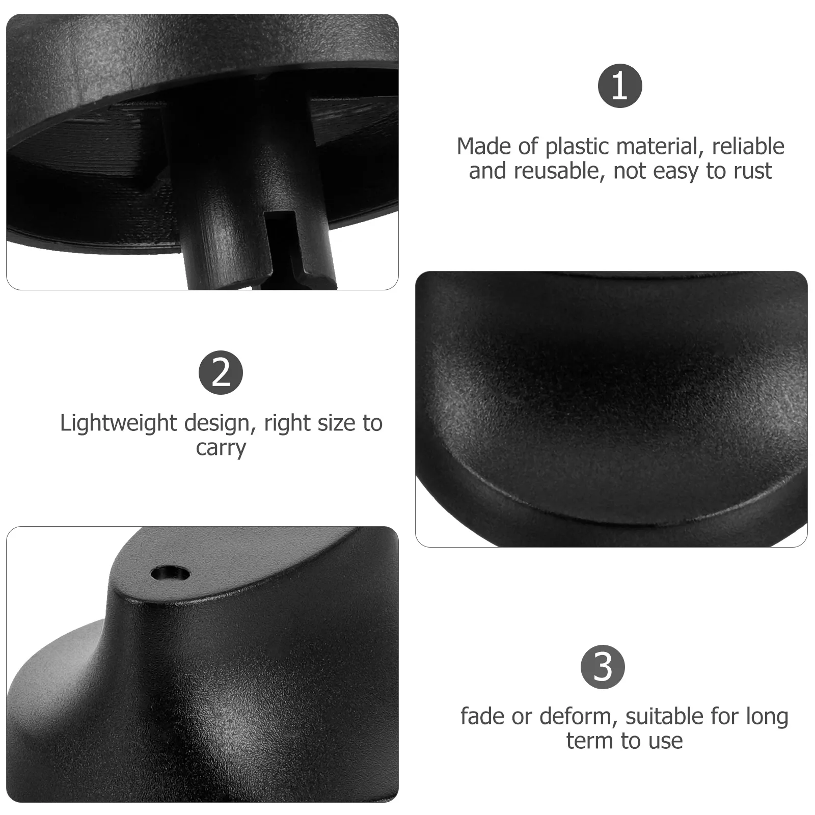 

2Pcs Timer Rotary Knobs Universal Control Replacement Timer Knobs Caps Lightweight Durable for Home Commercial