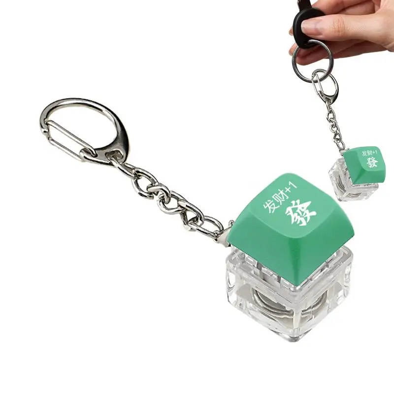 

Key Fidget Toy Key Clicker Fidget With Light Joke Toys Novelty Toys Printed With Chinese Character Means Rich For Adults And