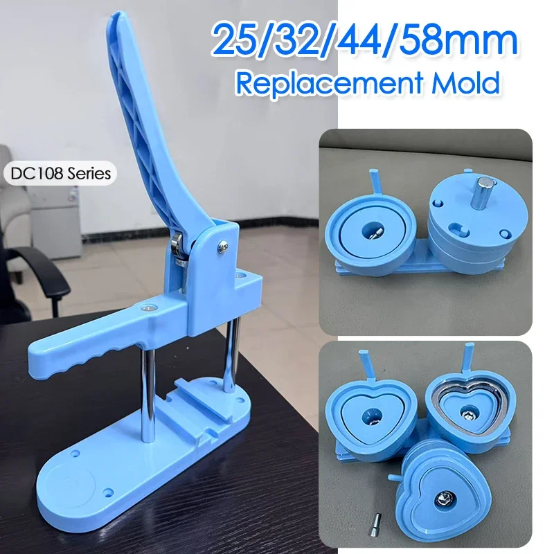 25/32/44/58mm Badge Button Maker Machine Replacement Molds DIY Badge Maker Press Machine Interchangeable Die Mould