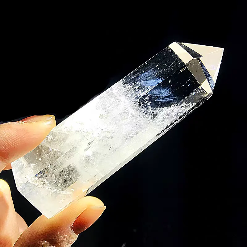 

Exquisite natural stone pendants crystal column, Bohemian furniture office accessories