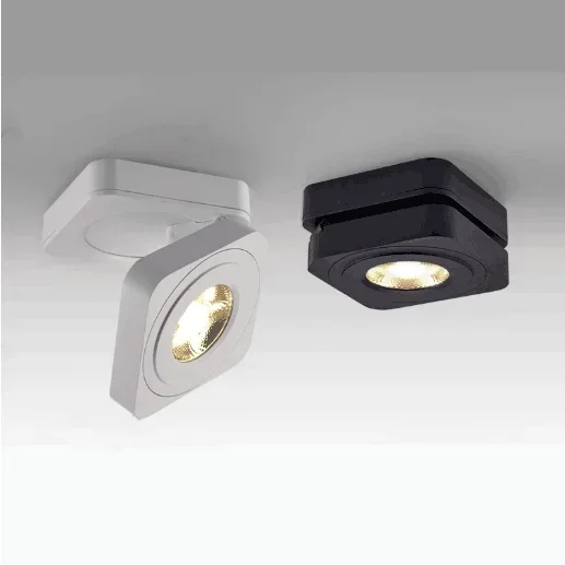 

Folding COB LED Downlights 7W 10W 12W 15W Surface Mounted Led Ceiling Lamps Spot Light 360 Degree Rotation Downlights AC85-265V